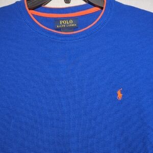 Polo Ralph Lauren Long Sleeve Crew Neck Waffle Knit Thermal Top Men's Size Large
